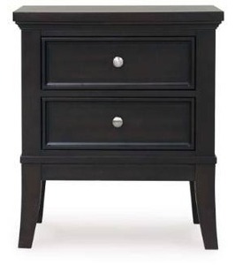 lot 21236 image: Ashley B481-92 Nightstand w 2 Drawers- Retail $299