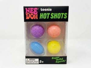 Teenie Nee Doh Hot Shots Super Solid Squish Balls