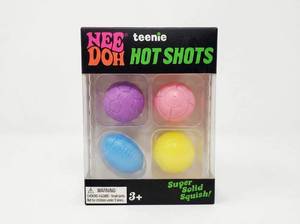 lot 63867 image: Teenie Nee Doh Hot Shots Super Solid Squish Balls