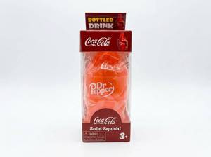 lot 63909 image: Dr-Pepper Nee Doh Solid Squish Bottled Drink Toy