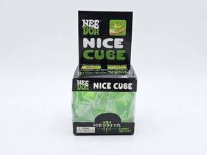 lot 63947 image: Nee doh Nice Cube Squishy Toy Green- Monster Energy
