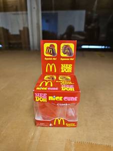 lot 63952 image: NeeDoh Nice Cube Sensory Squish Toy - Red McDonalds