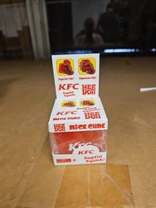 lot 63958 image: NeeDoh Nice Cube Sensory Toy - Red KFC