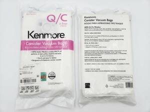 lot 25464 image: Kenmore Canister Vacuum Bags QC Style 6-Pack
