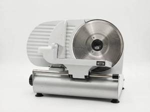 lot 25468 image: Weston 200 Watt Meat Slicer Stainless Steel 9in Blade