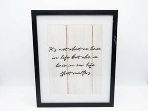 lot 25474 image: Framed Wall Art & Decor Lot - 3 Pieces
