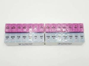 lot 25516 image: Centerwell Weekly Pill Organizer AMPM (2-Pack)