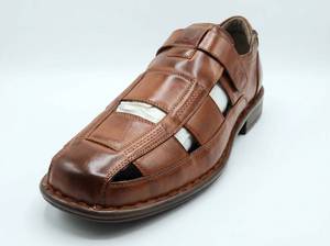 lot 25523 image: Stacy Adams Weyco Brighton Cognac Leather Loafer Size 14M