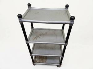 lot 25529 image: 4-Tier Utility Cart with Casters