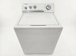 lot 25548 image: Whirlpool Top Load Washing Machine w Steel Wash Basket