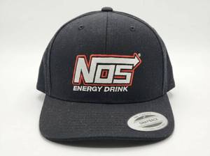 lot 25559 image: NOS Energy Drink Snapback Hat Black Orange