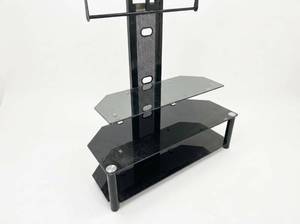 lot 25560 image: Z-Line Designs TV Stand with Glass Shelves