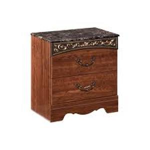 lot 25483 image: Ashley Furniture Fairbrooks Two-Drawer Nightstand
