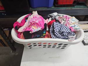 lot 62813 image: Basket of Childrens Clothes, Miscellaneous Sizes