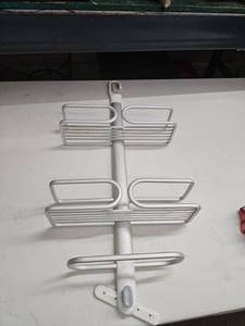 lot 62833 image: OXO Good Grips 3-Tier Aluminum Shower Caddy