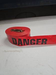 lot 62846 image: Red Danger Tape Roll
