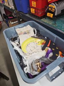 lot 62848 image: Tote of Halloween Decorations
