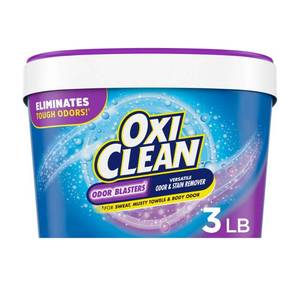 lot 62862 image: OxiClean Odor Blasters Stain Remover Powder 3lbs