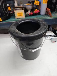 lot 62905 image: Portable Commode Bucket with Golf Balls