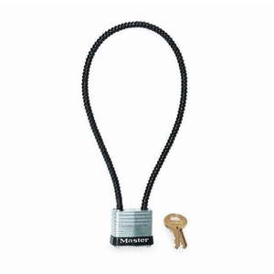 lot 62908 image: Master Lock 107DSPT Cable Gun Lock Keyed Different
