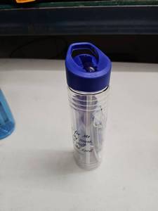 lot 62921 image: Water Bottle with Anchor Design and Scripture Text