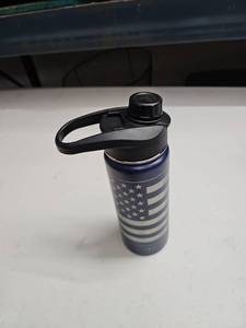 lot 62925 image: Insulated Water Bottle w American Flag Design