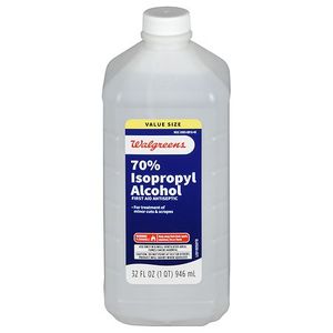 lot 62953 image: Walgreens 70% Isopropyl Alcohol 32 fl oz
