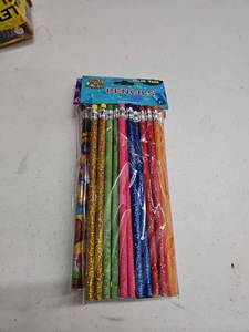 lot 62959 image: Lot of 4 Pencil Packs - Glitter, Happy Birthday, Kids