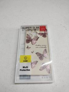 lot 62969 image: LEECG for iPhone 13 Pro Case Flower Butterfly Cute Astronaut Design Phone Cover Soft Microfiber Lining Slim Liquid Silicone Phone Case 13 Pro-Butterfly White
