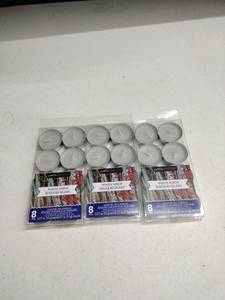 lot 62973 image: Luminessence White Birch Scented Tea Candles 8-Pack (3)