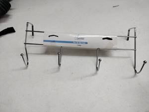 lot 62981 image: True Essentials Over-the-Door 4-Hook Hanger Chrome