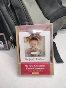 lot 62982 image: Kate & Milo My First Christmas Photo Ornament