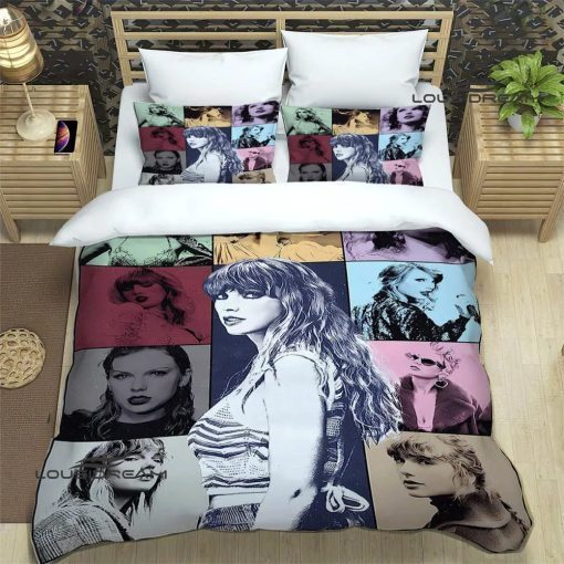 lot 2698 image: TAYLOR Swift 3 piece full Duvet Cover Set