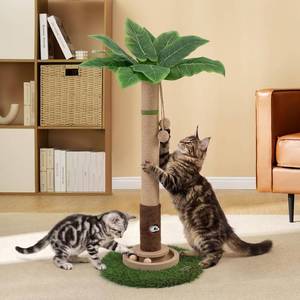 lot 5000 image: Woochpet Tall Cat Scratching Post,Cat Toys,Cat Scratcher Tree for Large Cat