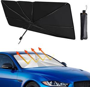 lot 5011 image: YLCVBUD Windshield Sun Shade Umbrella for Car - Foldable Cover UV Rays Visor