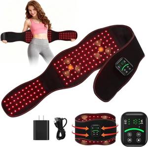 lot 5028 image: Red Light Therapy Belt for Body Back, 5000mAh Cordless Infrared Waist Wrap