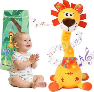 lot 5031 image: Dancing Talking Lion Toy, Stuffed Animal Singing Baby Toys