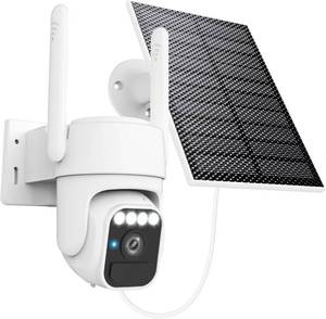 lot 5037 image: WY-LINK Solar Camera Outdoor Wireless, 360  Wi-Fi Home Security Cameras