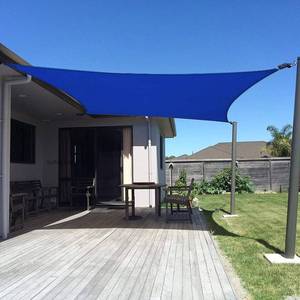 lot 5045 image: SUNNY GUARD 10 x 13 Rectangle Shade Sail 95% UV Block Outdoor Canopy