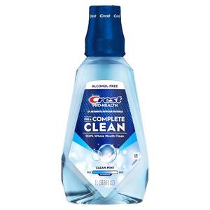 lot 5093 image: Crest Pro Health Mouthwash CPC AntigingivitisAntiplaque, Alcohol Free, 1 L