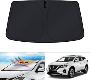lot 5120 image: KUST Custom Fit Windshield Sun Shade for Nissan Murano Foldable UV Shield