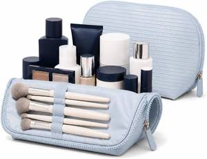 lot 5130 image: APT 1101 Standing Foldable Makeup Bag for Travel, Vertical Folding Design