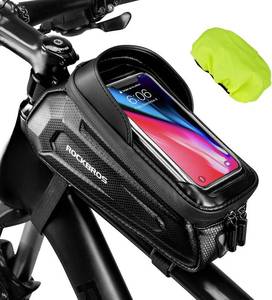 lot 5131 image: ROCKBROS Bike Phone Bag, Oversized EVA Waterproof Bike Top Tube Bag