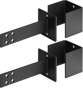 lot 5141 image: heneng 2 Pack Sign Board Mounting Brackets for Directional,Outdoor Signs