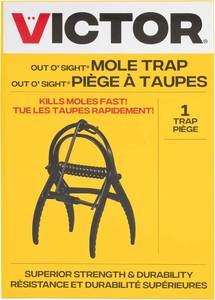 lot 5142 image: Victor Out OSight Mole Trap - 0631A Durable Steel Outdoor Pest Removal