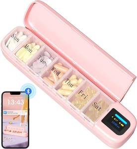 lot 5157 image: Daviky Automatic Pill Dispenser, Smart Pill Organizer with Alarm