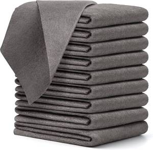 lot 5176 image: 10 Pcs Thickened Magic Cleaning Cloth Reuseable, Microfiber Cleaning Cloth