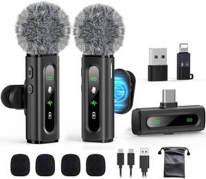 lot 5190 image: USB-C Lavalier Microphone for AndroidType-C PhonesTabletsPC Clip-on