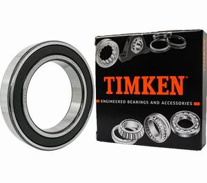 lot 5193 image: TIMKEN 6013-2RS Rubber Seal Bearings 65x100x18mm, Deep Groove Ball Bearing