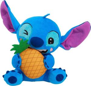 lot 5201 image: Disney Stitch Plush Stitch Pineapple, Stuffed Animal, Blue by Just Play